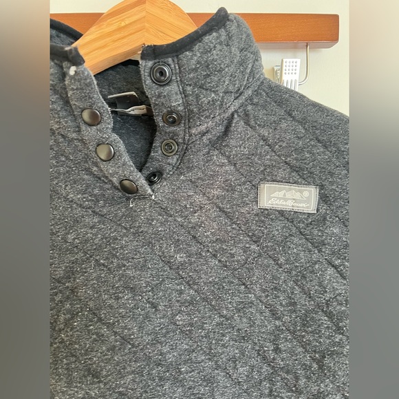 Womens quilted quarter button jacket - Picture 2 of 8